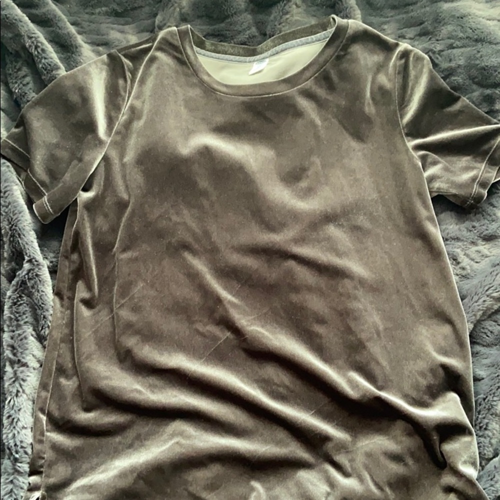 old navy velvet tee
